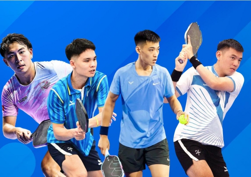 Các tay vợt Việt Nam thống trị top 5 Pickleball châu Á