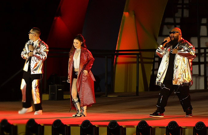 Màn biểu diễn trống kết hợp múa tại khai mạc SEA Games 33