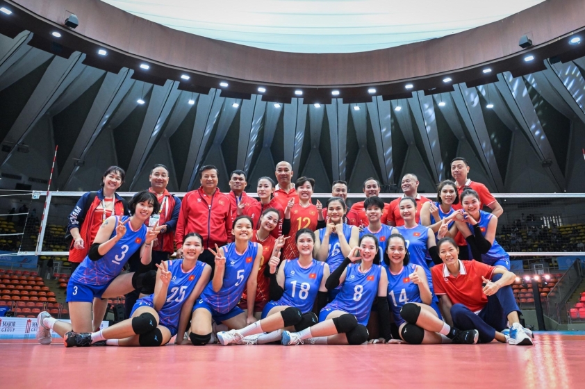 Tuyển bóng chuyền nữ Việt Nam có lịch thi đấu khá thư thả ở vòng bảng SEA Games 33