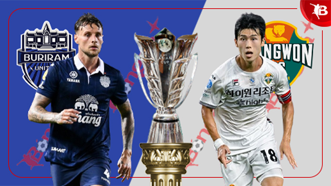 Buriram United sẵn sàng tiếp đón Gangwon Cầu thủ Buriram United thi đấu quyết liệt